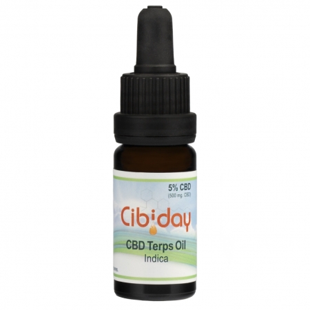 Cibiday Aceite de Terpeno y CBD - Indica 10ml