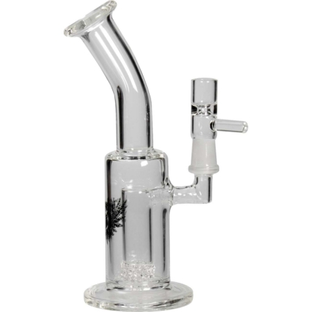 Black Leaf Cage percolator glassbong