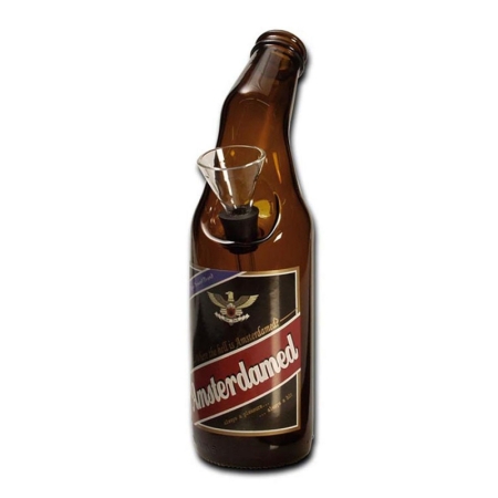 Merkloos Bierflesje Bong