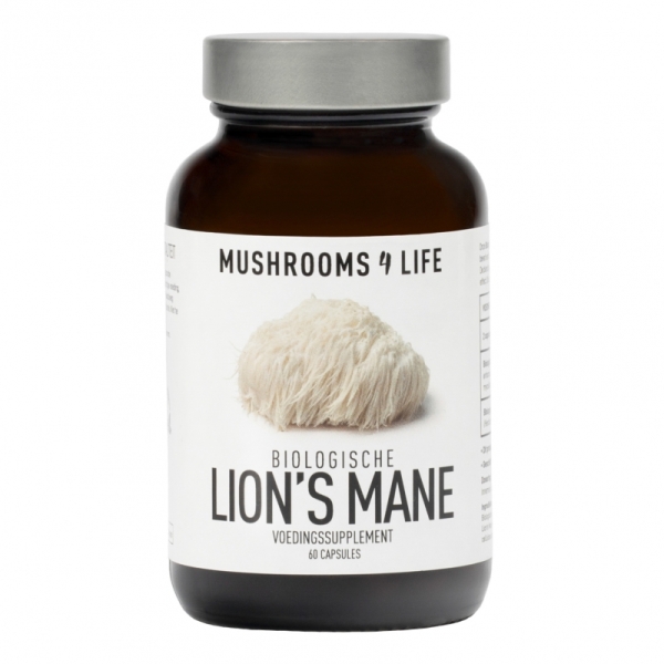 Mushrooms 4 Life Capsule di Funghi Biologici Lion's Mane Bio