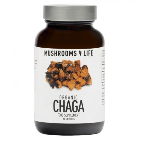 Mushrooms 4 Life Chaga Organische Paddenstoel Capsules Bio