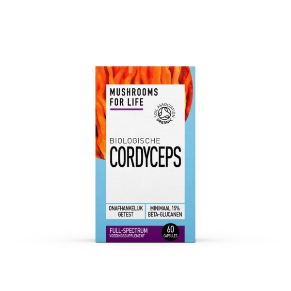 Mushrooms 4 Life Capsules Bio de champignons organiques Cordyceps 