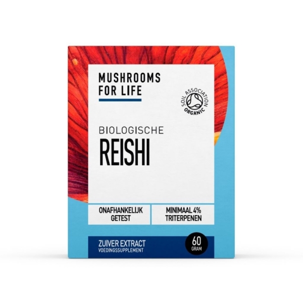 Mushrooms 4 Life Polvere di Funghi Organici Reishi Bio