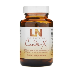 Living Nutrition Candi-X Kefir-Kombucha Fermentado + Shiitake