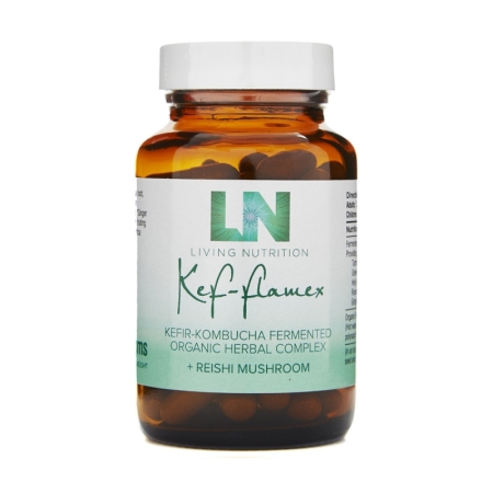 Living Nutrition Kef-Flamex Kefir-Kombucha Fermentado + Reishi