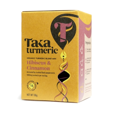 Taka Turmeric Hibiscus and Cinnamon Tea - Bio