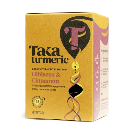 Taka Turmeric Thé à l'hibiscus et à la cannelle - Bio