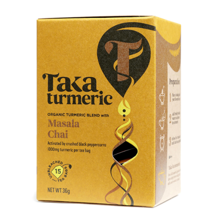 masala turmeric chai tea from Taka Turmeric