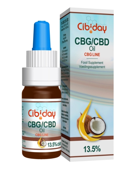 Cibiday Cibiday CBG+CBD Olie 13,5%