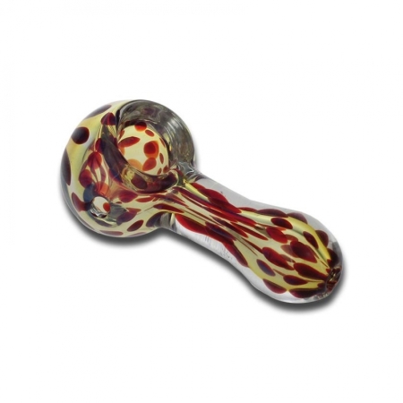 Black Leaf Small Glass Handpipe