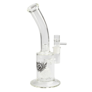 Black Leaf Bird Cage Bong en verre avec percolateur 
