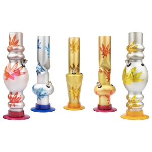 Merkloos Acryl Bong Wietblad #3