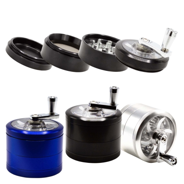 Sem marca Crank Grinder Mesh 4-part