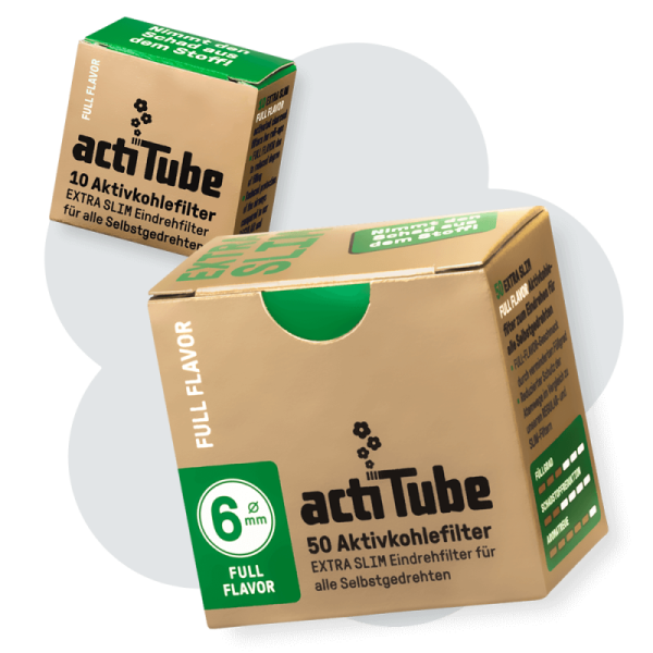 ActiTube Filtry z węglem aktywnym Extra Slim acti-Tube