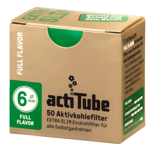 ActiTube Filtry z węglem aktywnym Extra Slim acti-Tube