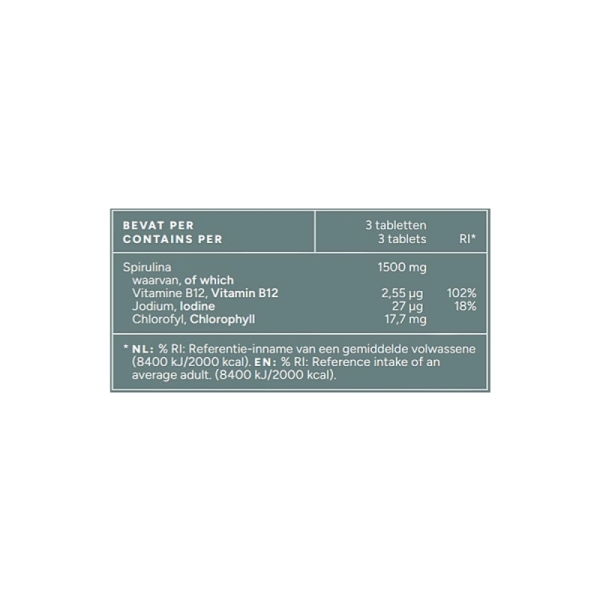 Mattisson Spirulina 500 mg Tabletten