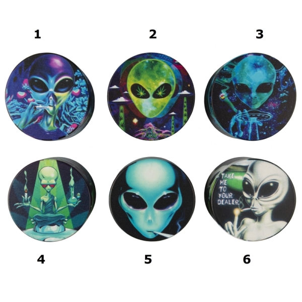 Sem marca Various Alien Grinder 4-part 
