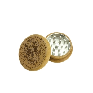 Senza brand Wood/Metal Skull Grinder 