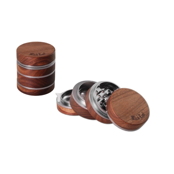 Sem marca BL Wood/Alu Grinder Black/Grey 