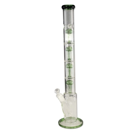 Black Leaf Skyscraper 4x Tree Perc Bong 