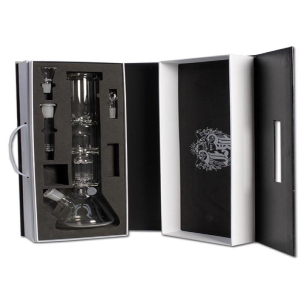 Black Leaf Boxed Herbs/Oil Bong 