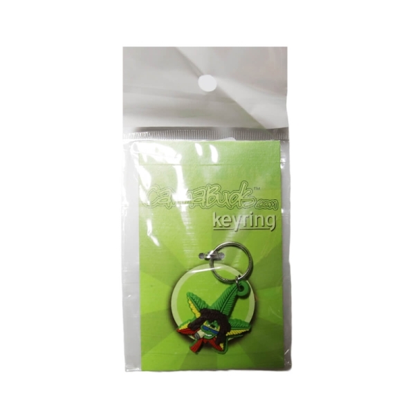 Cannabuds Schlüsselanhänger Rasta Bud