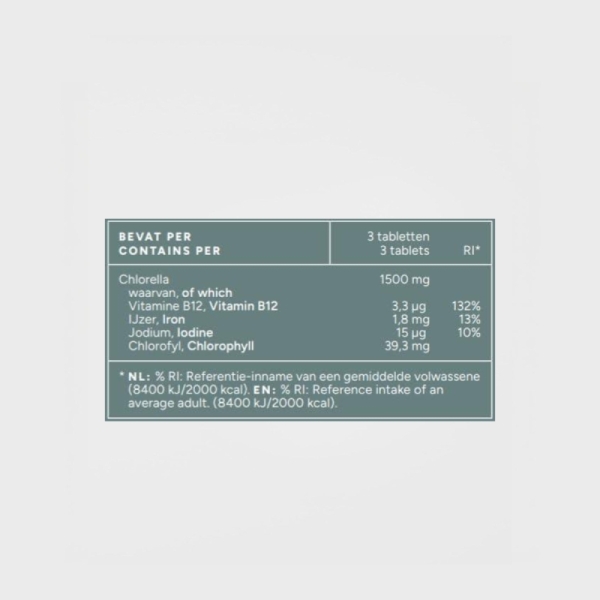 Chlorella tablets