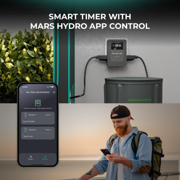 Mars Hydro iTime 2-in-1 Smart Timer App