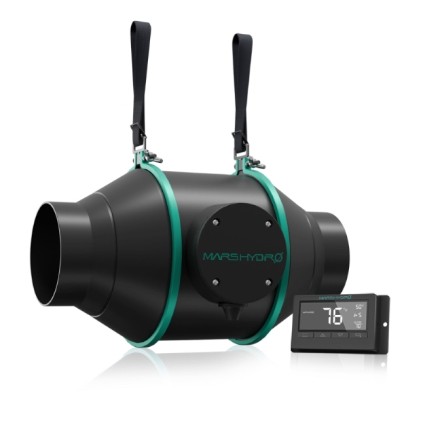 Mars Hydro Inline Duct Fan with Thermostat Controller