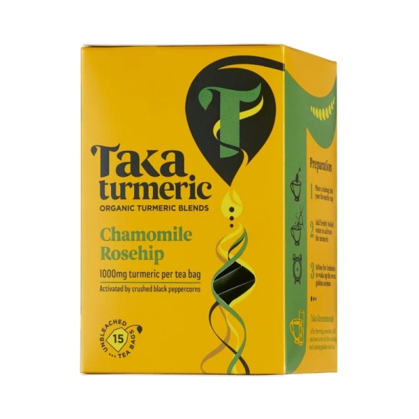 Taka Turmeric Chamomile Rosehip Tea