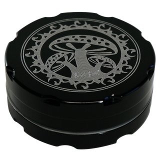 Black Leaf Alu Grinder Pilz