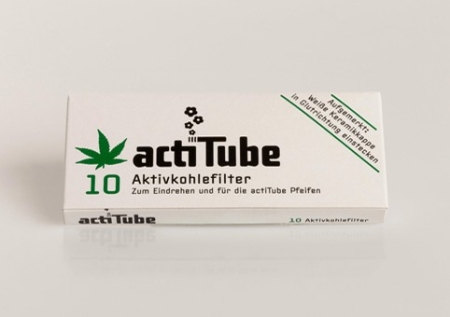 3 x 40 filters - Acti tube Actitube 8MM Filters with activated Carbon