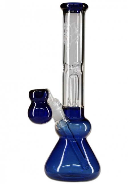 Black Leaf Bong da Ghiaccio Blu con Percolatore 