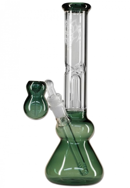 Black Leaf Bong de hielo percolador - Verde agua