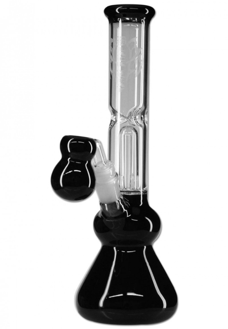 Black Leaf Bong de hielo percolador negro