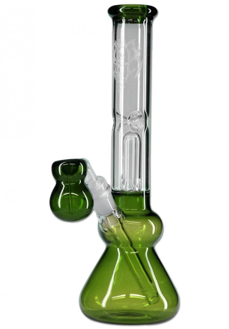 Black Leaf Bong à glace vert avec percolateur