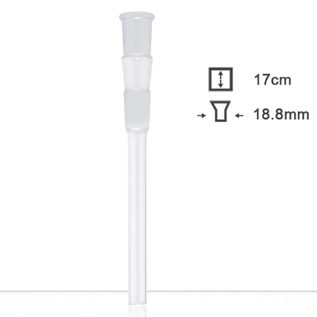 Sin marca Adaptador Chillum 18.8mm 17cm