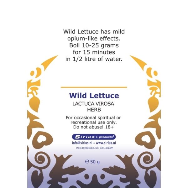 Open Up Laitue vireuse (Wild Lettuce)