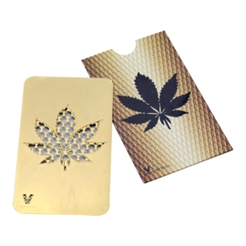 Merkloos Gold Leaf Creditcard Grinder