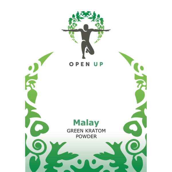Open Up Malay Green Kratom 
