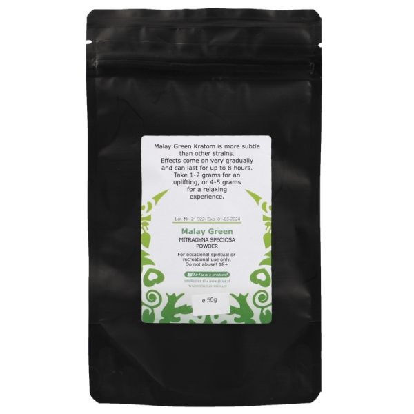 Open Up Malay Green Kratom 