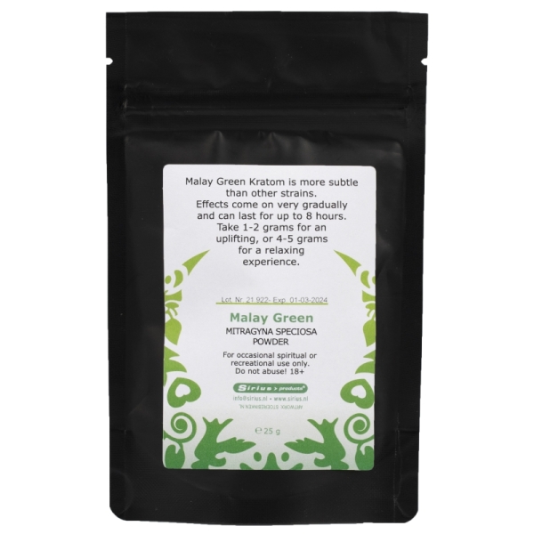 Open Up Malay Green Kratom 