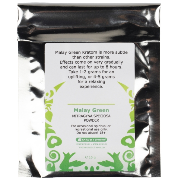 Open Up Malay Green Kratom 