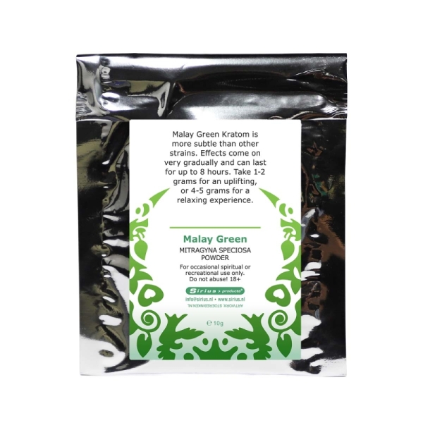 Open Up Malay Green Kratom