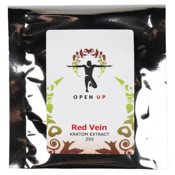 Open Up 25x Kratom Rosso Red Vein