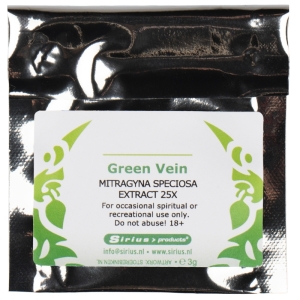 Open Up Kratom Green Vein (Vert) 25x