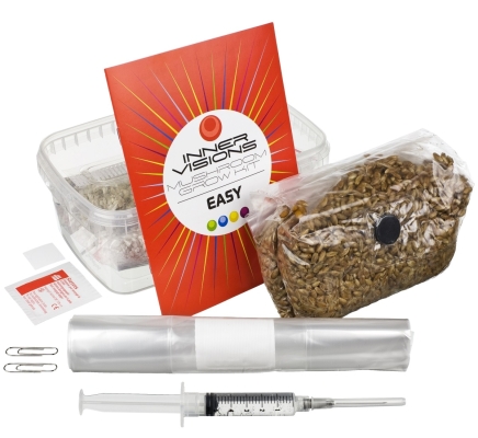 Grow your own mushrooms with Inner Visions Mushroom Growkit Manual