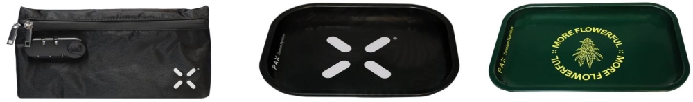 PAX Labs merchandise stash bag rolling trays