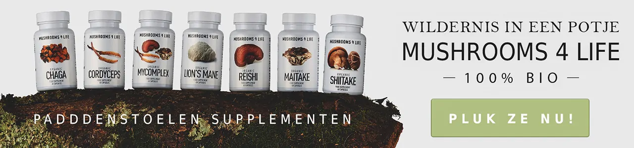 Wildernis in een potje Mushrooms4Life