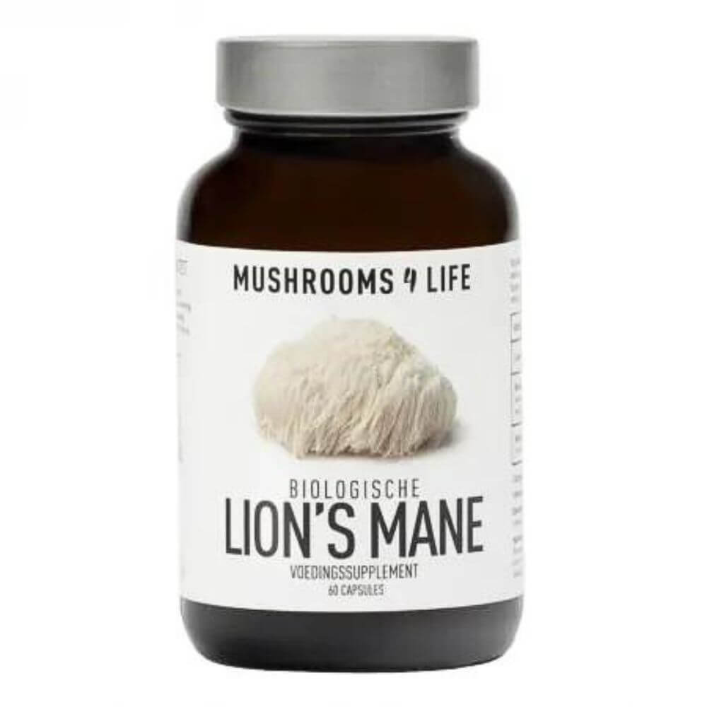 Lion's Mane Organische Paddenstoel Capsules Bio